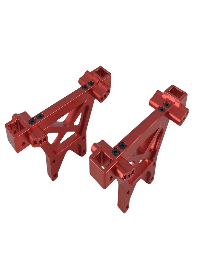Ruivexi Aluminum Front & Rear Shock Tower Mounts Upgrade for 1/10 T-Maxx/E-Maxx RC Cars, 1/10 REVO 3.3, T-Maxx 3.3 - Replacement Part #4917R (Red) - Image 4